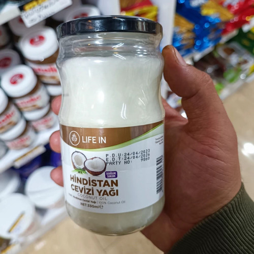 روغن نارگیل لایف این 330 میل محصول ترکیه انقضا 2027