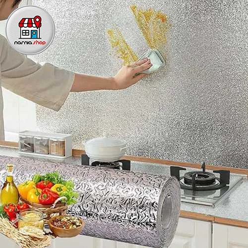 فویل کابینت نقره ای