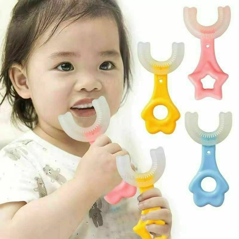 مسواک سیلیکونی چرخشی کودک