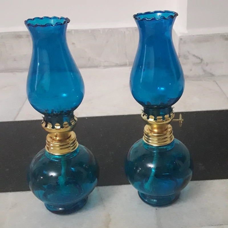 چراغ گردسوز  آبی رنگ