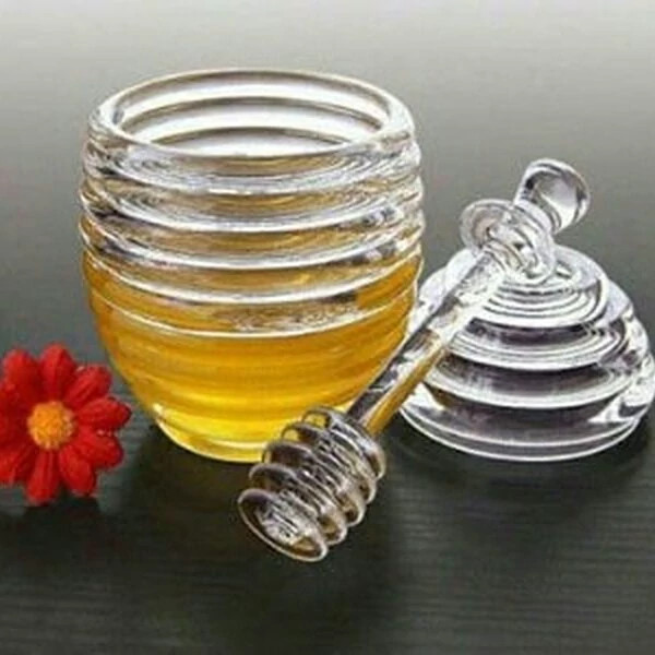 ظرف عسل خوری آکرولیک بسته یک عددی