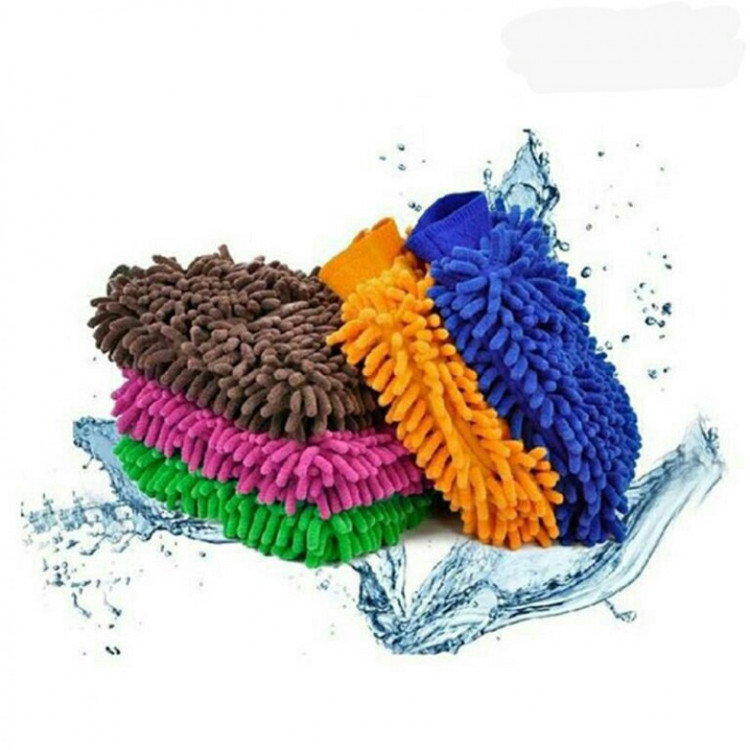 دستکش میکروفایبر ماکارونی دو عددی