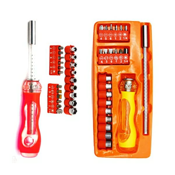 ست آچار بکس و پیچ گوشتی 25 تکه JL 1039
