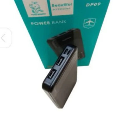 پاور بانک فست شارژ denman ظرفیت 10 هزار میلی آمپر رنگ سفید