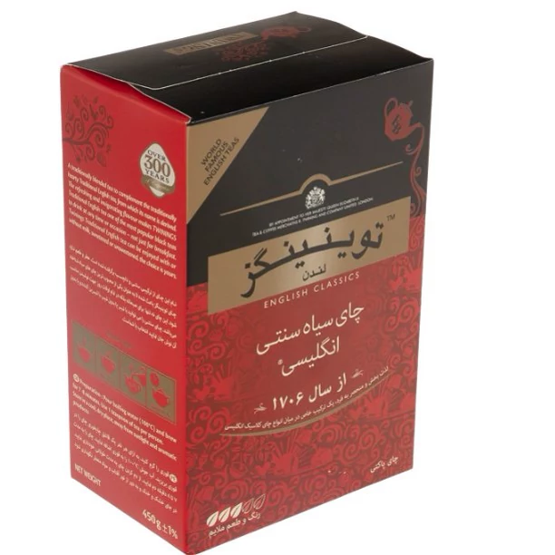 چای سیاه سنتی انگلیسی توینینگز مقدار 450 گرم صددرصد اصلی