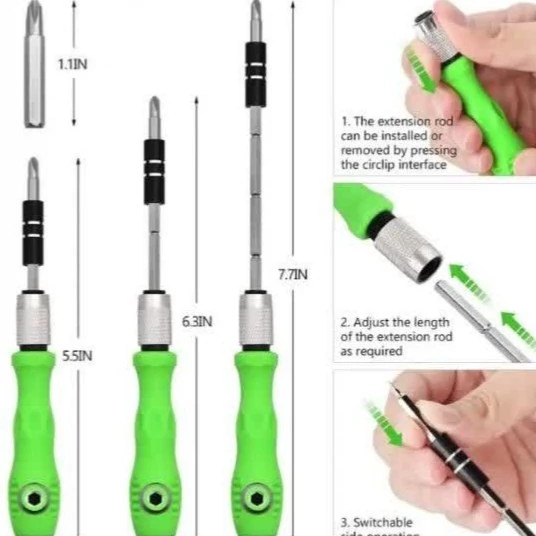پیچ گوشتی سری 32 عددی موجوداست