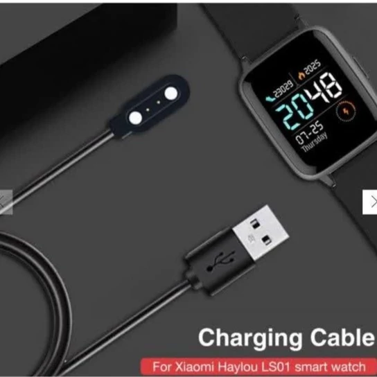کابل شارژ ساعت هوشمند شیائومی هایلو Haylo - LS01 فاصله بین دو تا خار 3 میل موجوده