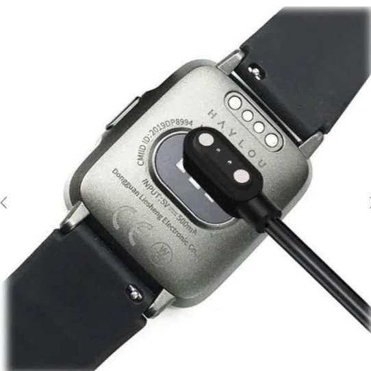 کابل شارژ ساعت هوشمند شیائومی هایلو Haylou LS02 - فاصله بین دو تا خار 3 میل