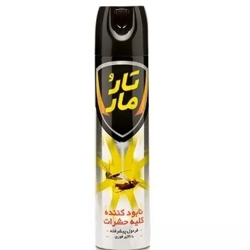 اسپری حشره کش دو کاره تارومار سوسک پشه مگس ساس مارمولک کک کنه