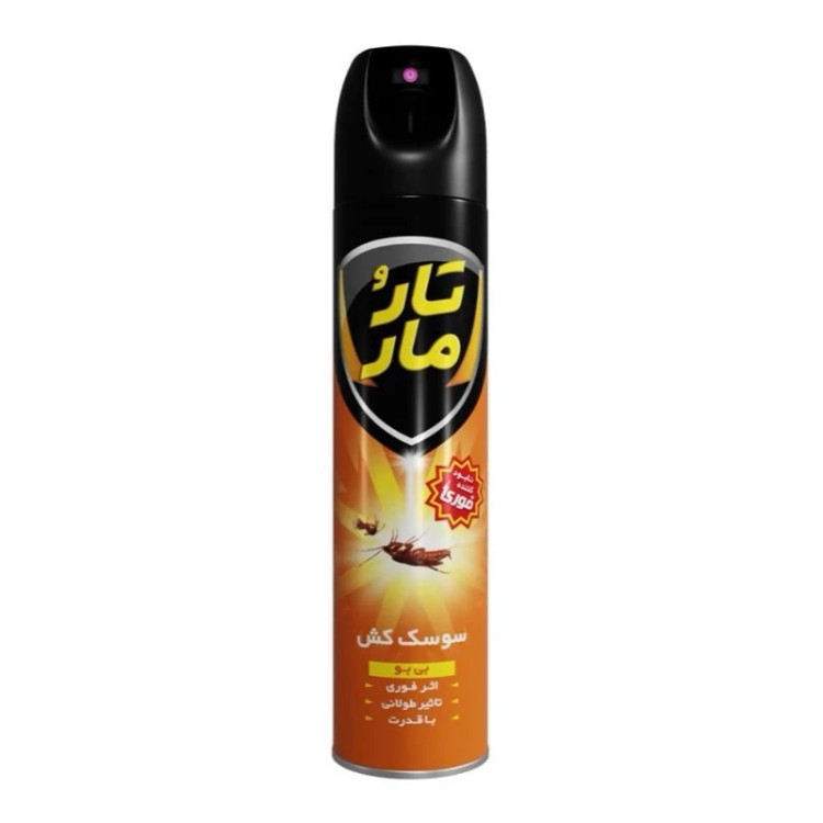 اسپری سوسک کش تارومار بی بو 400 میلی