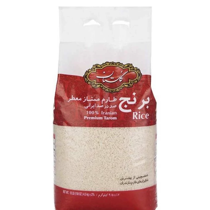برنج طارم عطری گلستان اصلی وزن 2260 گرم