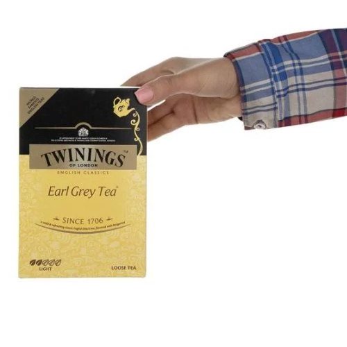 چای سیاه ارل گری توینینگز مقدار 450 گرم انگلیسی موجوده