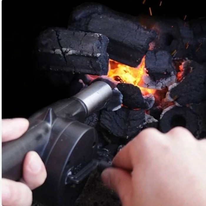 فن دستی باربیکو یابادزن ذغالی مدل تفنگی کد2