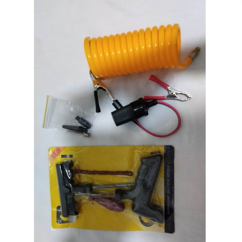 کمپرسور فندکی خودرو قوی دو سیلندر همراه با وسایل 2Cylinderair compressor4 کد1
