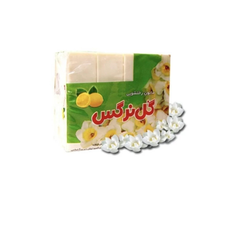 صابون لباسشویی گل نرگس 4 عددی