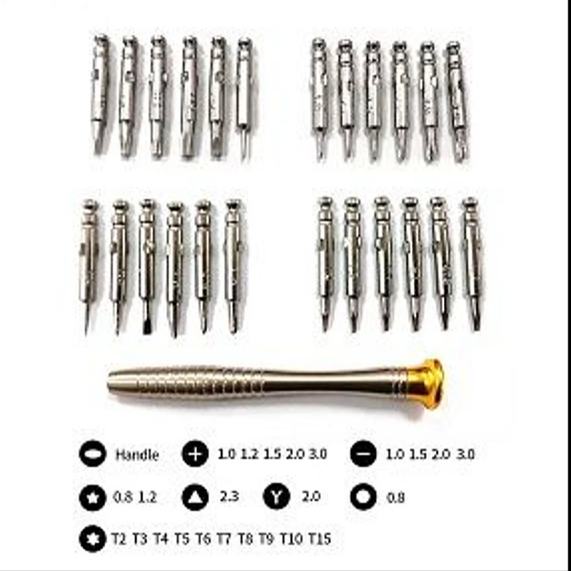 پیچ گوشتی کیفی25 عددی راحت داخل جیب جا میشه