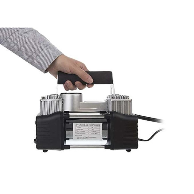 کمپرسور باد فندکی قوی خودرو دو سیلندر 2Cylinderair compressor4