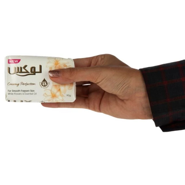 صابون لوکس سفید اصلی وزن 90 گرم 1عدد