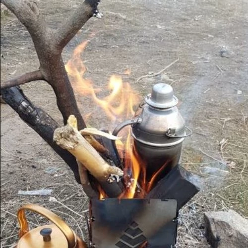 کتری سفری کوهنوردی ارسال رنگ روشن 1 لیتری