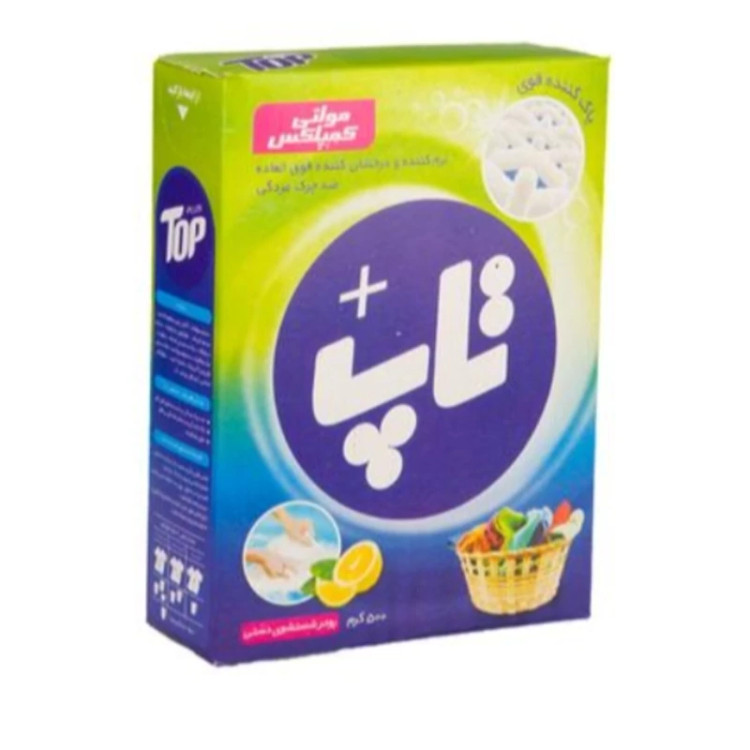 پودر لباسشویی دستی تاپ وزن 500گرم