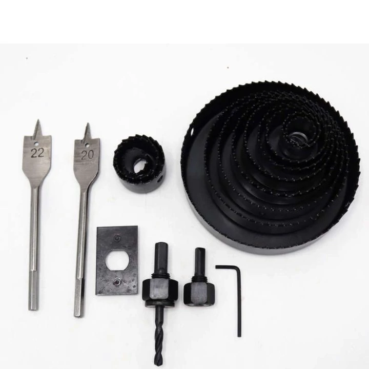 مته گرد بر کد YP-CHOOB-MDF-018 سایز 19-127 میلیمتر مجموعه 18 موجوده
