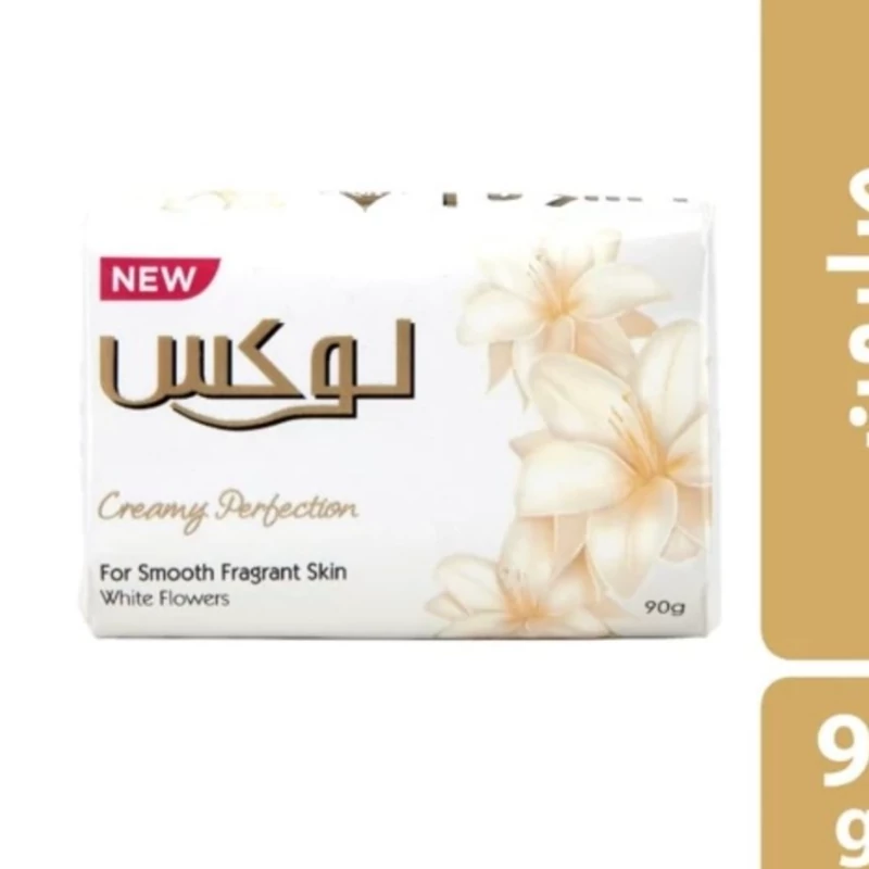صابون لوکس سفید اصلی وزن 90 گرم 1عدد موجوده