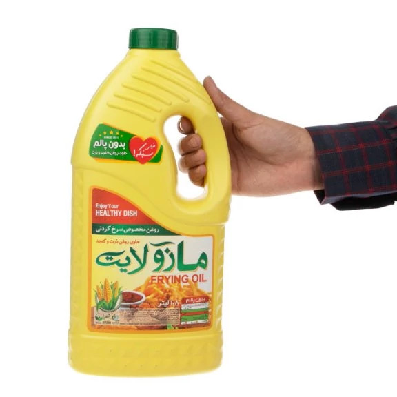 روغن سرخ کردنی ذرت بدون پالم مازولایت وزن 1350 لیتر