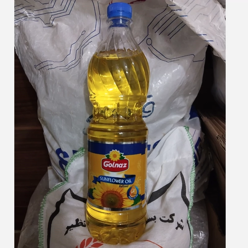 روغن آفتابگردان پخت و پز گلناز وزن 1 لیتر ارسال به سراسر کشور