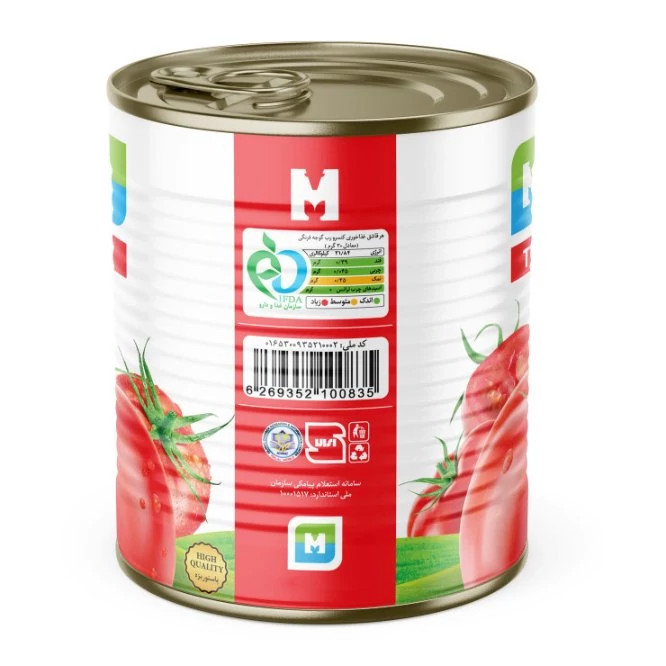 رب گوجه فرنگی مکنزی مقدار 800 گرم تاریخ جدید